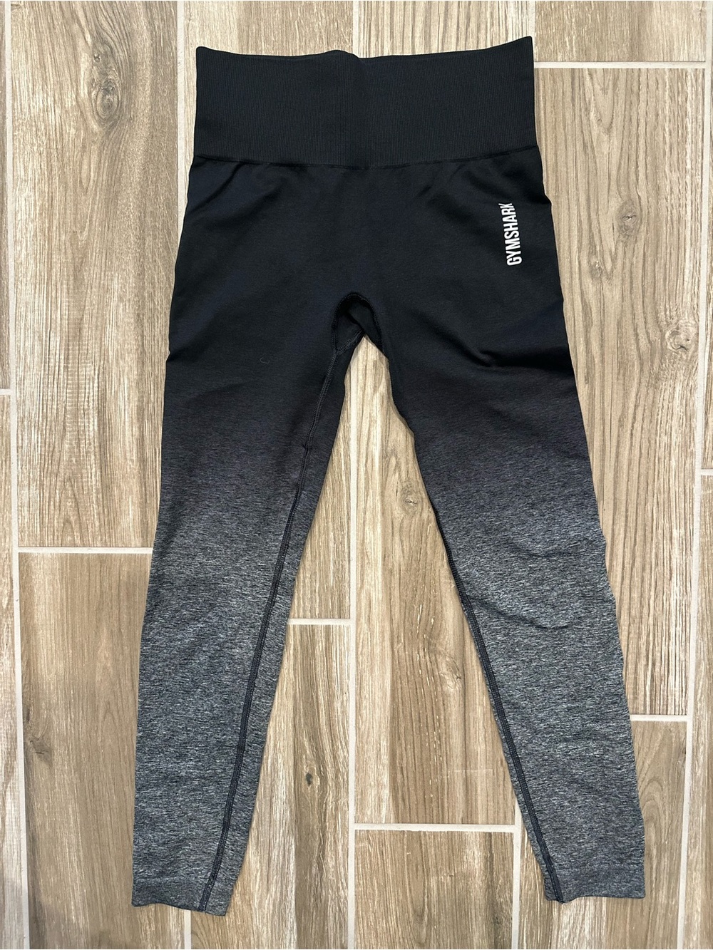 Gymshark Black to Charcoal Ombre High-Rise Leggings